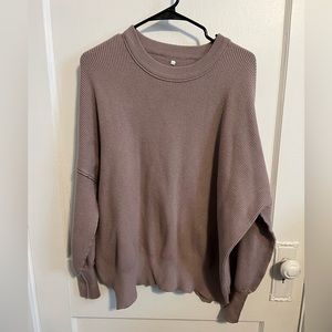 Ribbed sweater
